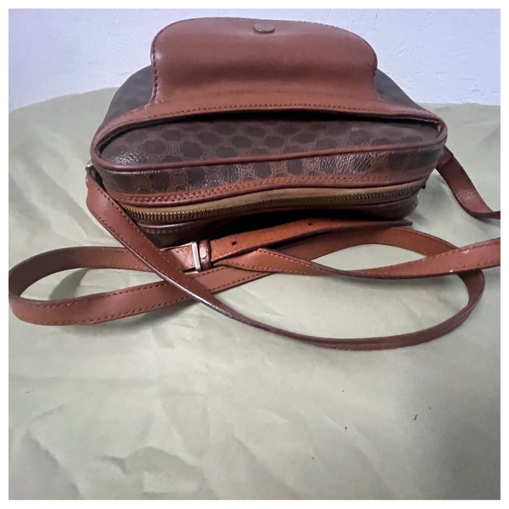 Authentic Celine Macadam Brown Monogram Cross Bod… - image 4